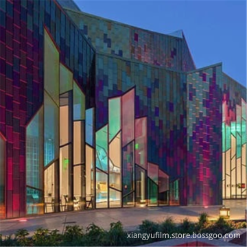 Iridescent Decorative Rainbow Building Reflector Base Film